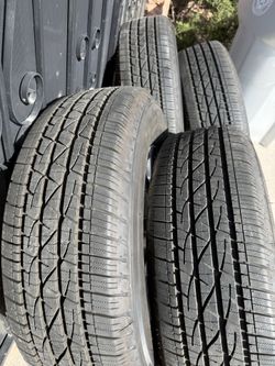Set of New Rims And Tires 245/70/17 Firestone HLT