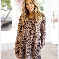 Leopard Tunic Size Small