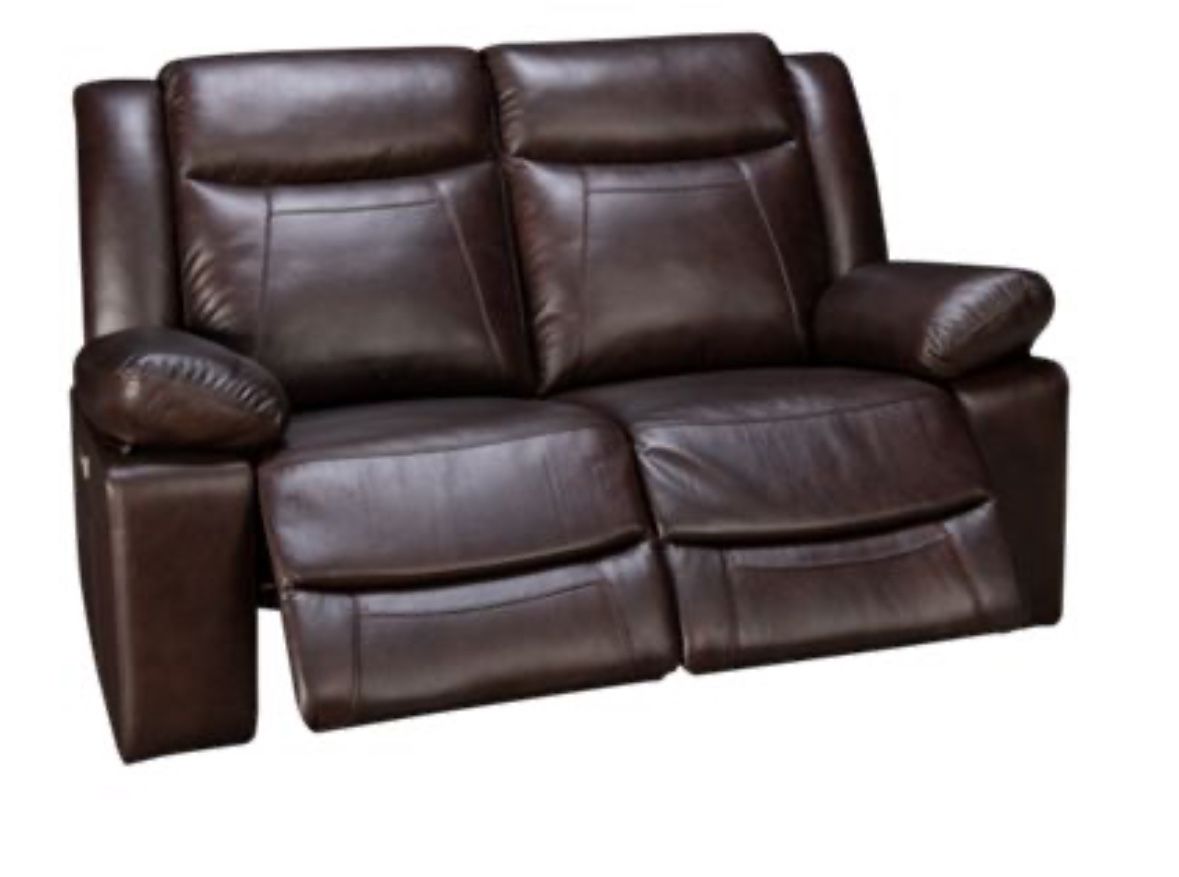 Jordans Leather Dual Power Sofa Recliner 3 Seat And Love Seat for Sale