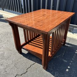 Mission-Style Coffee Table and Side Table