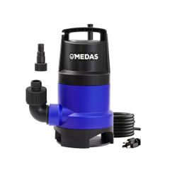 MEDAS MEDAS 1HP 3434 GPH Sump Pump Submersible Clean/Dirty Water Pump Portable Utility Pump with 16.4ft Cord for Swimming Pool Garden Basement Tub Pon