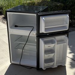 Arctic King Two-Door Mini Fridge with Freezer