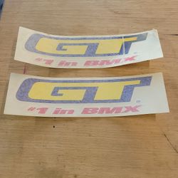 GT BMX Stickers