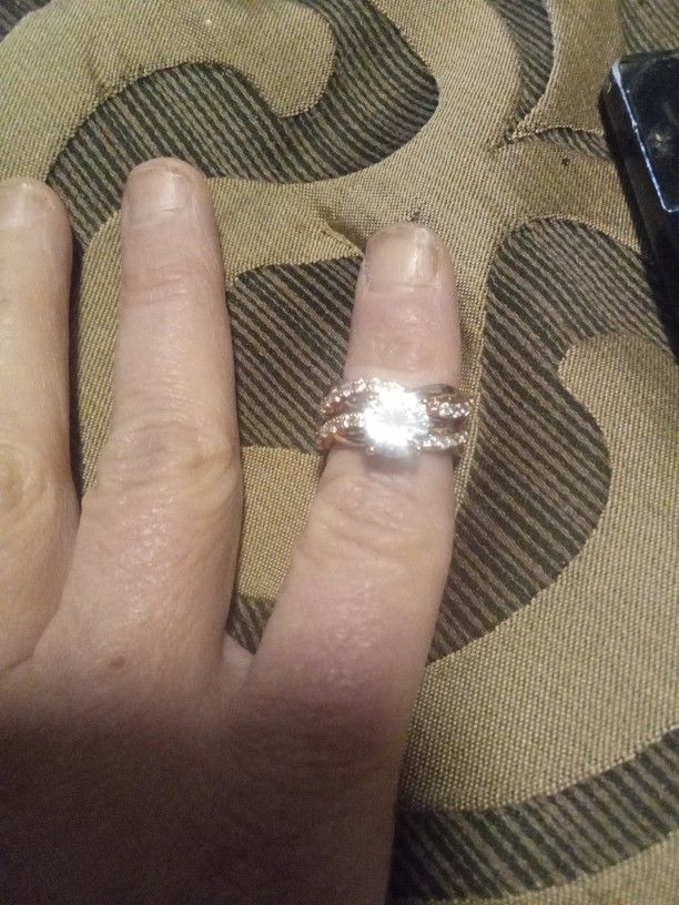 Twisted Wedding Ring Set