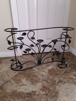Iron Candle Holders,  18in.h 27in.w.