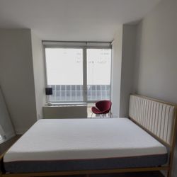 Queen Size Bed(Frame And Mattress)