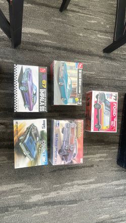 Collectible vintage toy car sets