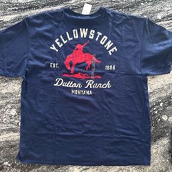 New Yellow stone graphic tshirt multiple sizes