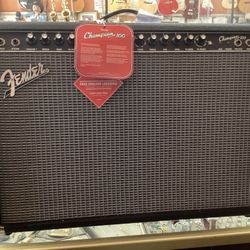 Brand New! Fender Champion 100 Guitar Amplifier With Foot Pedal