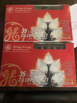 String A Long C-6 Crystal Set lights (2)