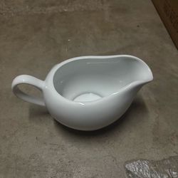 Everyday White Dinnerware Gravy Boat