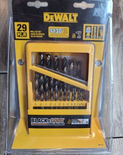 DeWalt Black & Gold 29-Piece Drill Bit Set