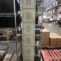 6 Tier Metal Locker New