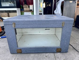 Reptile display case style cage