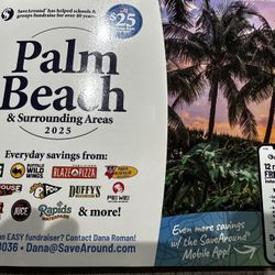 2025 Palm Beach SaveAround Coupon Book 