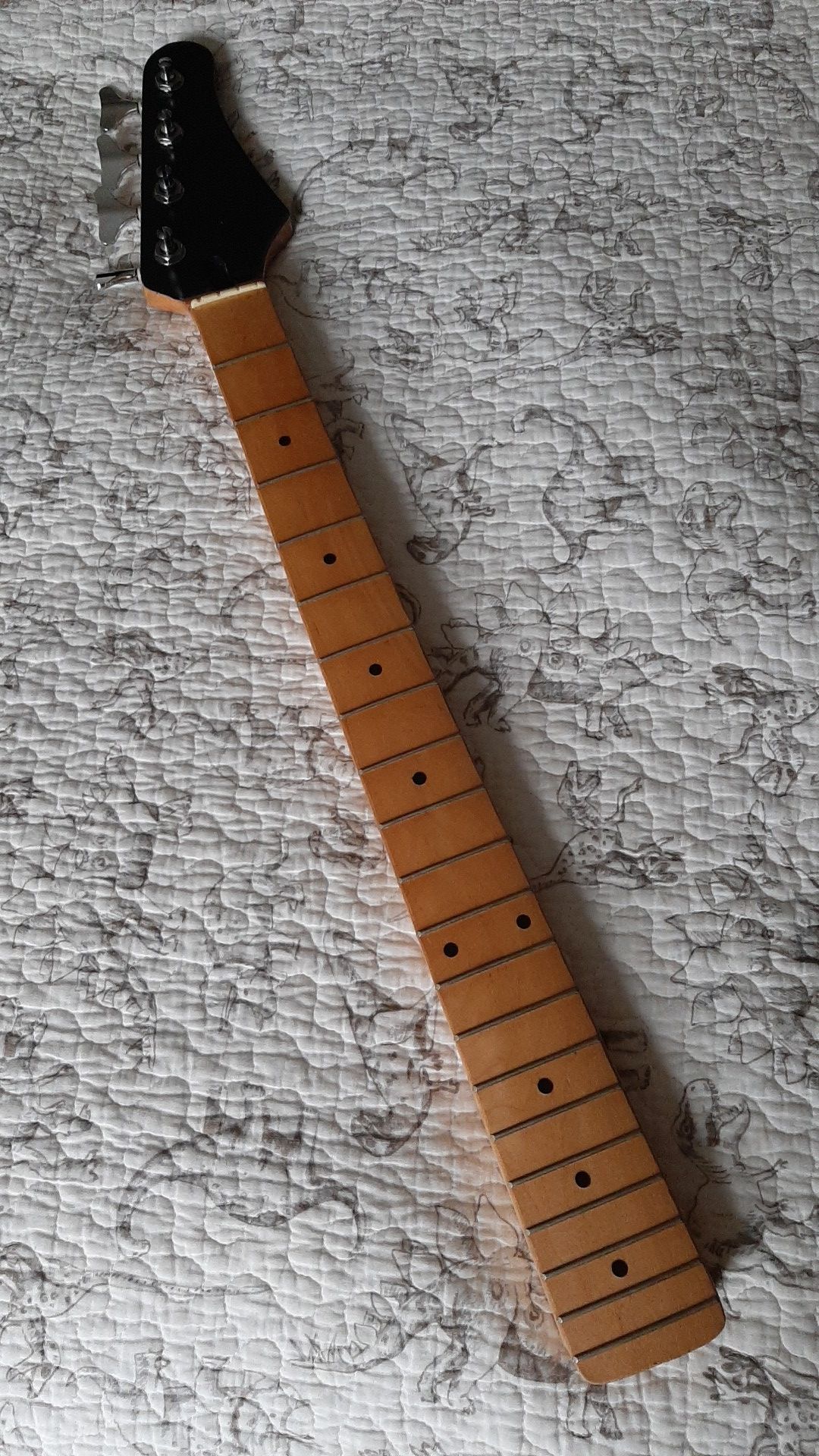 Bass guitar neck .