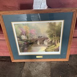 Thomas Kincaid. Foothill Hometown bridge.