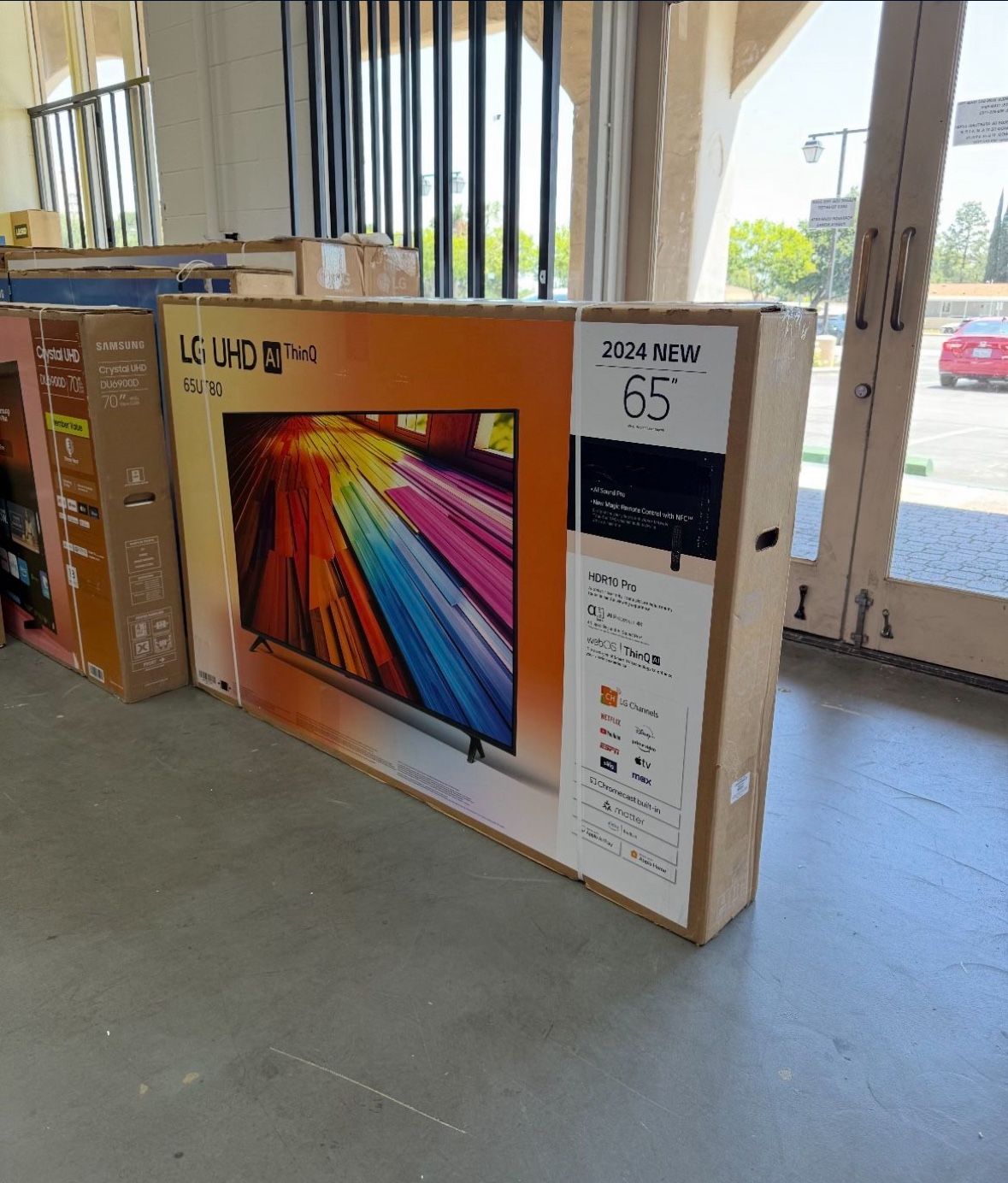 65” LG TV 4K Smart HDR Led Webos