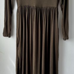 Long Sleeve Maxi Dress, Large 