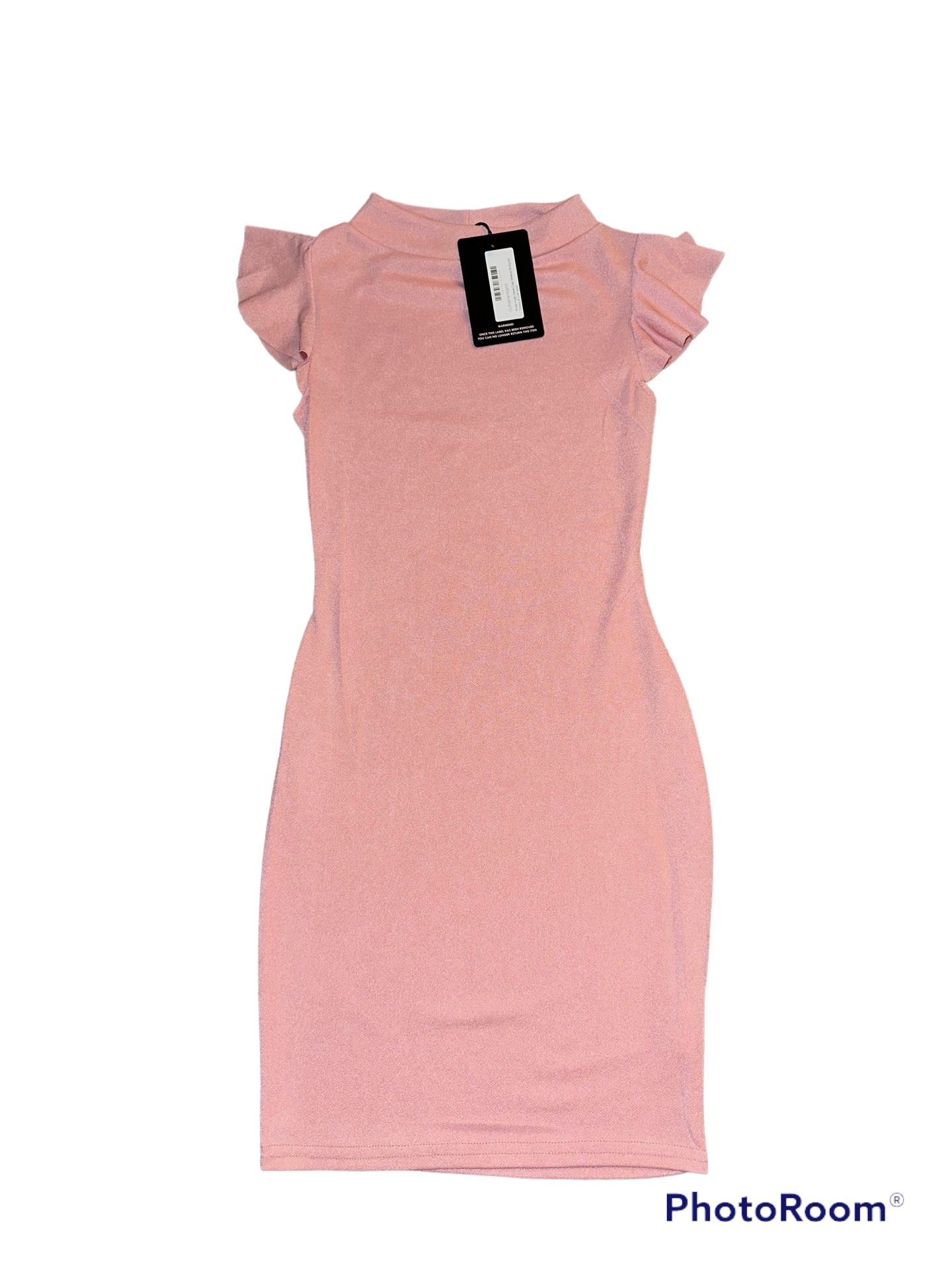 Light Blush Pink Pretty Little Thing Bodycon Dress