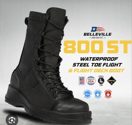 Belleville Military Flight Deck Boot, FOD Free