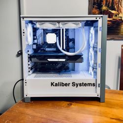 Custom White Gaming Computer with Intel i7, 3060 RTX Ti, 1TB NvME SSD