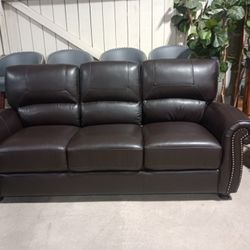 100% Genuine Leather Sofa Set