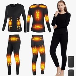 Women's Heated Thermal Set 
