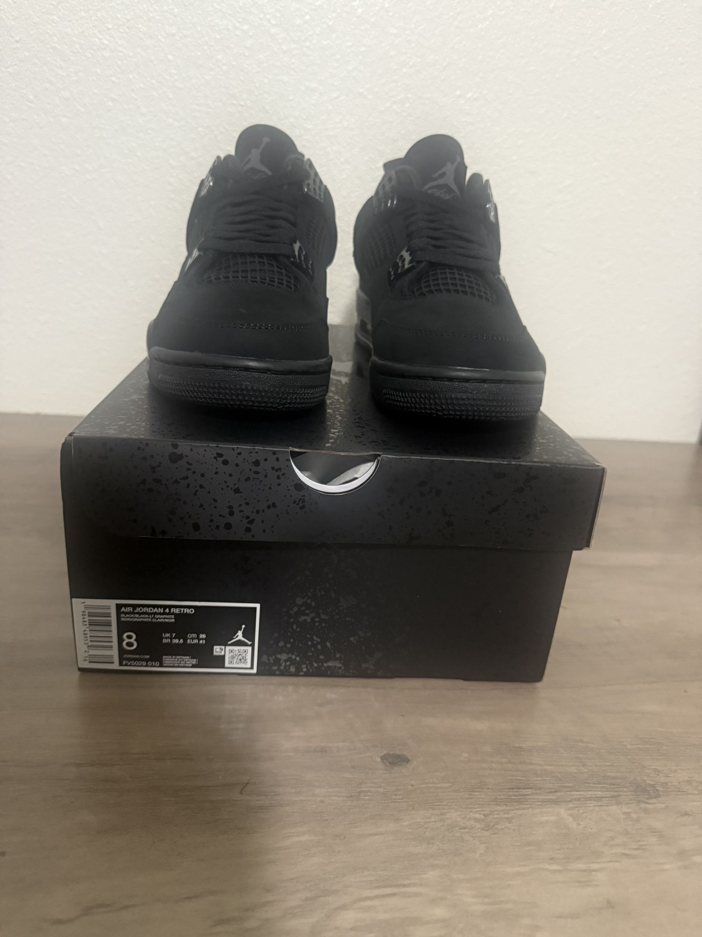DS Jordan 4 Black Cat