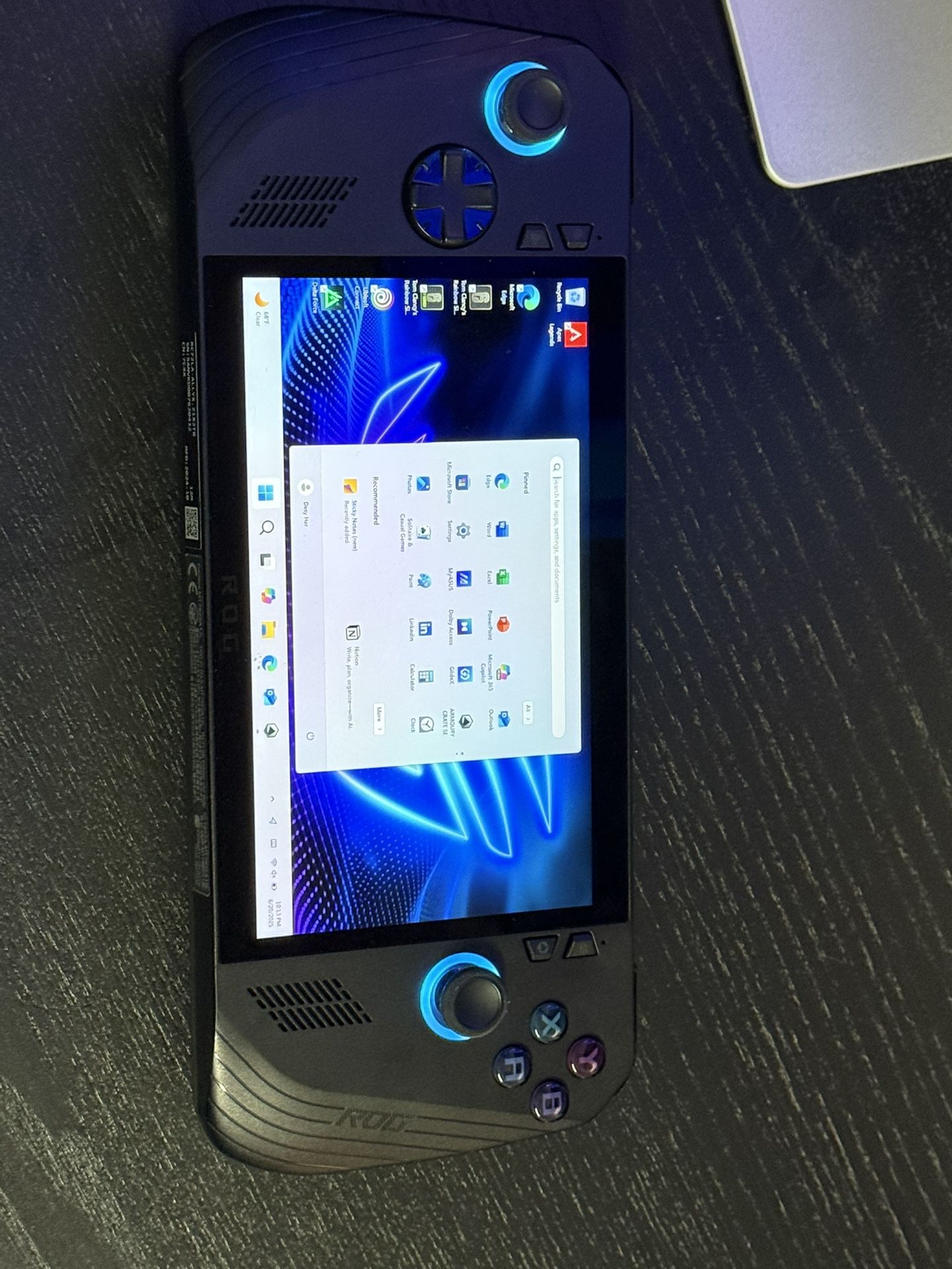 ROG Ally X 7" 2TB Steam Deck
