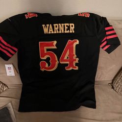 Fred Warner #54 49ers Black Rivalries Jerseys