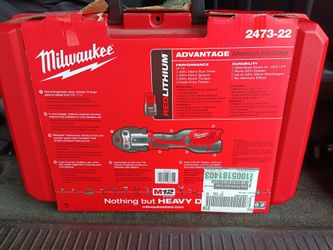 Cordless Milwaukee M12 force logic press tool 1/2-1" kit