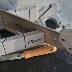 Miter Box With Hand Saw And Jab Saw