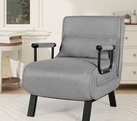 Sofรก bed twin soft gray