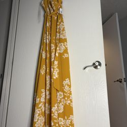 Women’s Yellow Floral Premier Amour Dress✨