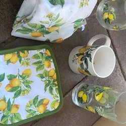 New Lemon Kitchenware Set