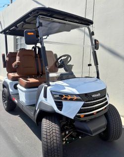 Voyager 4-Passenger Electric Golf Cart Street Legal LSV NEV ECO Battery Lithium 72-Volts