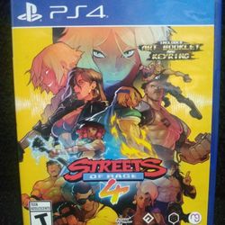 Streets Of Rage 4  Ps4