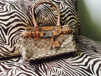 Coach signature purse