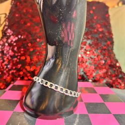 8” Sterling Silver Cuban Link Bracelet 