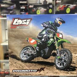 Brand New Losi Promoto-MX 1/4 Motorcycle Combo (Battery & Charger Combo)