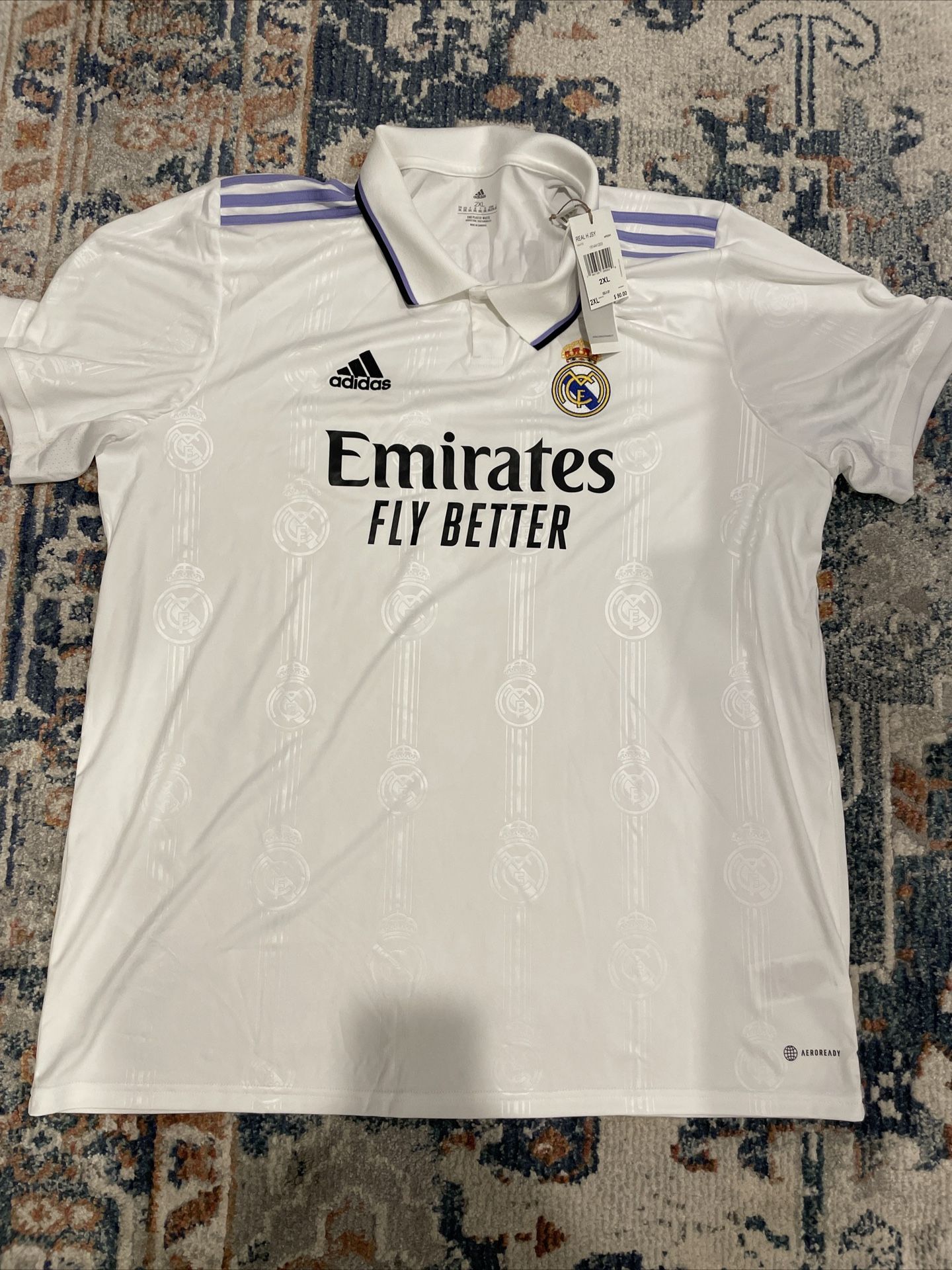 Adidas Real Madrid Karim Benzema #9 Jersey XXL