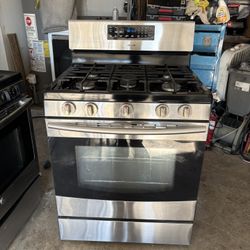 SAMSUNG GAS STOVE 5 BURNERS WORKING GREAT ESTUFA DE GAS