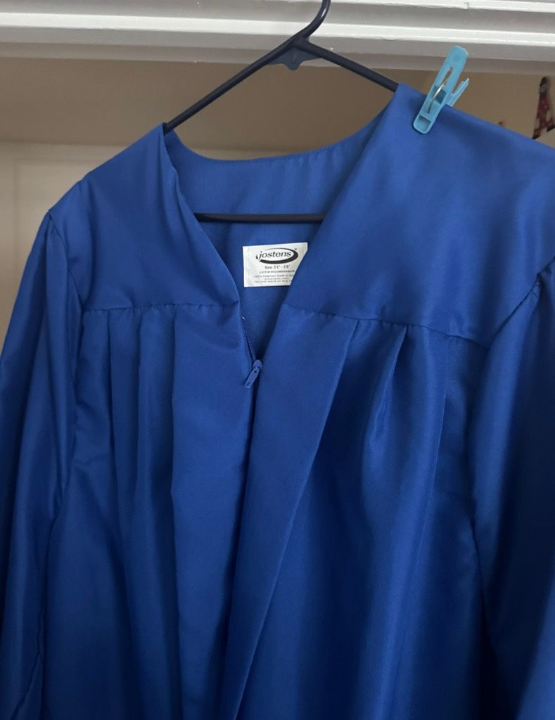 Graduation Gown Blue