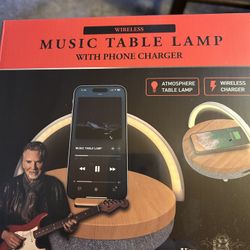 Music Lamp With Phone Charger. New