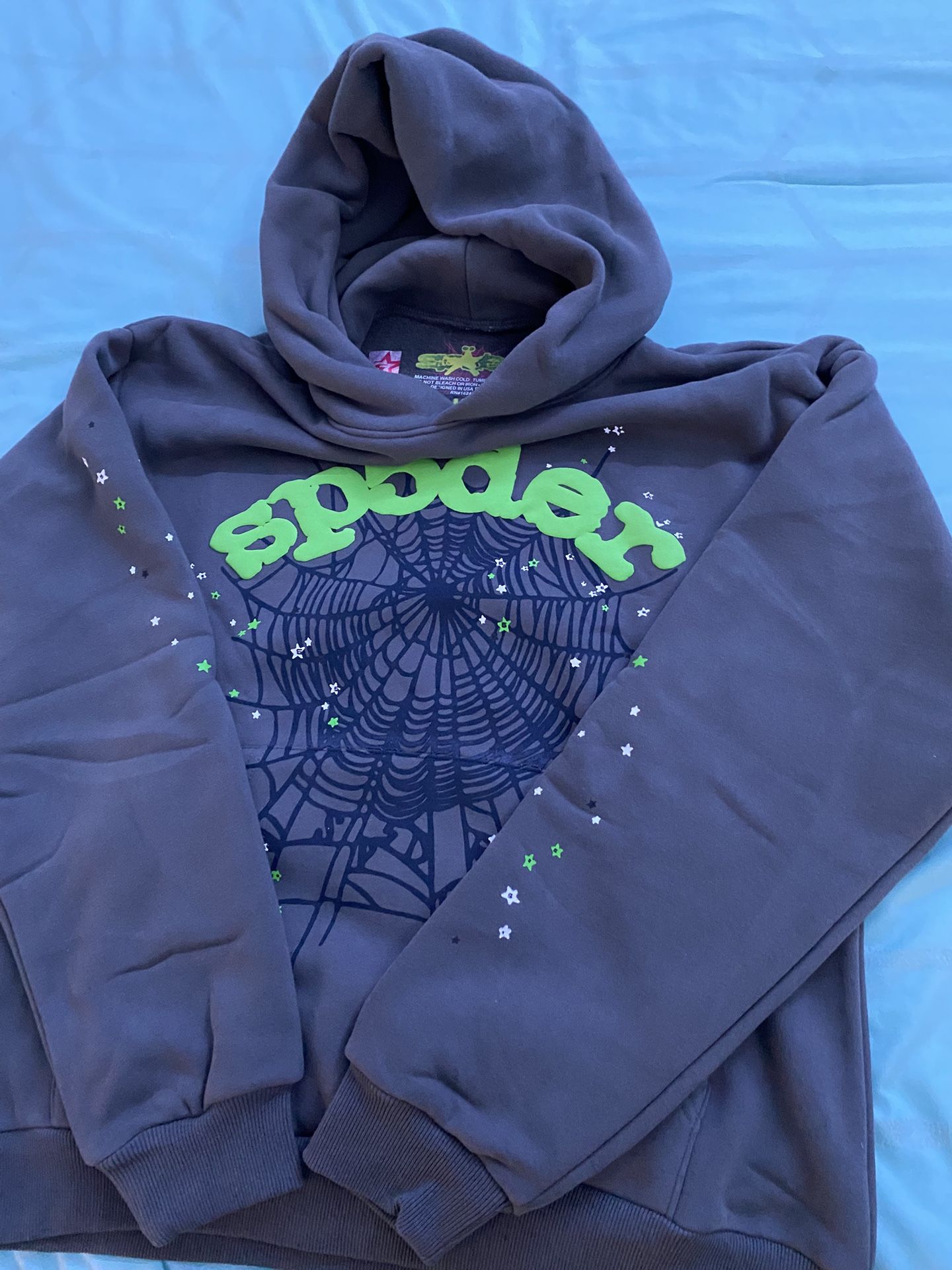 Sp5der Web Slate Grey Hoodie
