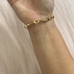 Bracelet With Cute And Colorful Stars 