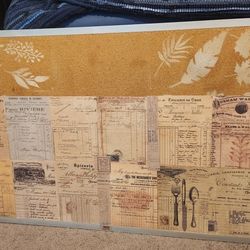 Pittsburg: Custom Cork Bulletin Board (24" X 36")