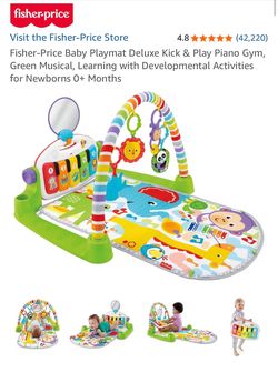 Fisher-Price Baby Playmat Deluxe Kick & Play