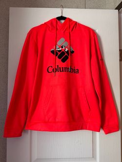 Columbia Logo Pullover Hoodie Red